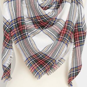 Maurices plaid blanket scarf